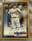 2026 Topps Series 1 Freddie Freeman On Card Auto Gold 50/50 Dodgers MLB 1991