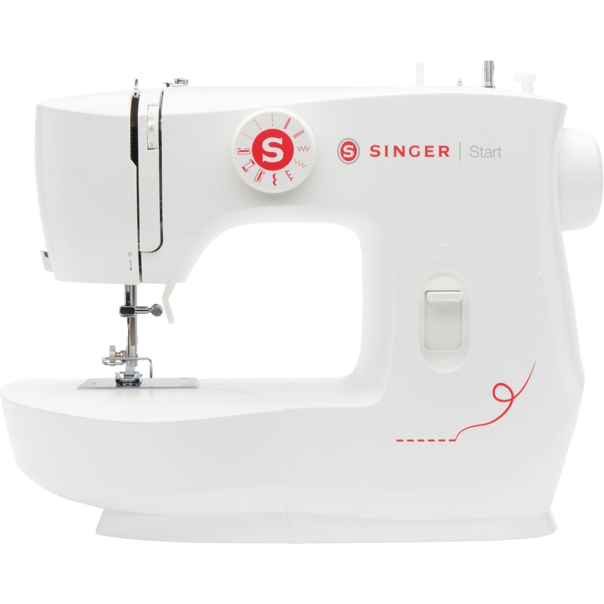 Machine à coudre SINGER MC Start 413556 compacte blanche à 6 points