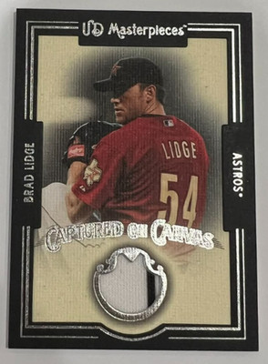 BRAD LIDGE 2007 Upper Deck Masterpieces Captured on Canvas Game Jersey #CC-BL