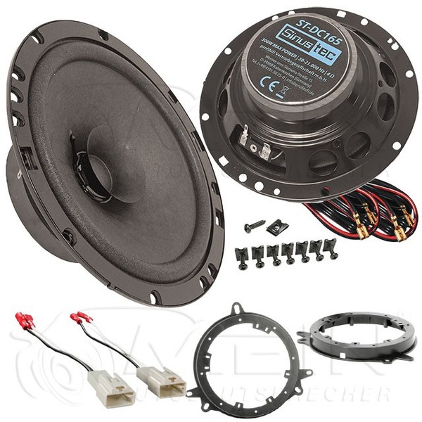 Sinustec Auto Lautsprecher FüR Toyota Hilux Viii - 8 Ab 2015 Heck TüR 300W #A4JE-image