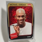 Fleer 2019 Hanes Michael Jordan Red foil MJ-21 Basketball Sports Trading Card