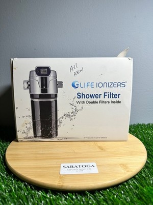 Life Ionizer s Double Filtration Shower Filter with Vitamin C Ceramic Technology