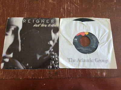 Foreigner - I Want To Know What Love Is & Heart Turns To Stone Vinyl 7'' Singles