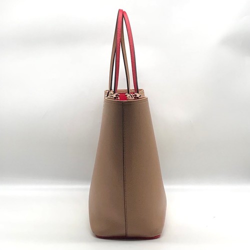 Christian Louboutin Nude Pebbled Leather Cabata Tote Bag - Picture 4 of 12