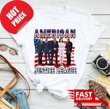 American Justice League Amerian Flag Unisex T-Shirt F73346