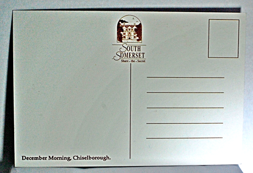 carte postale chiselborough matin décembre - Photo 2/2