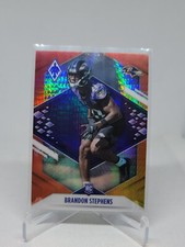 2021 Panini Phoenix #184 Brandon Stephens Baltimore Ravens RC Fire Burst C5A