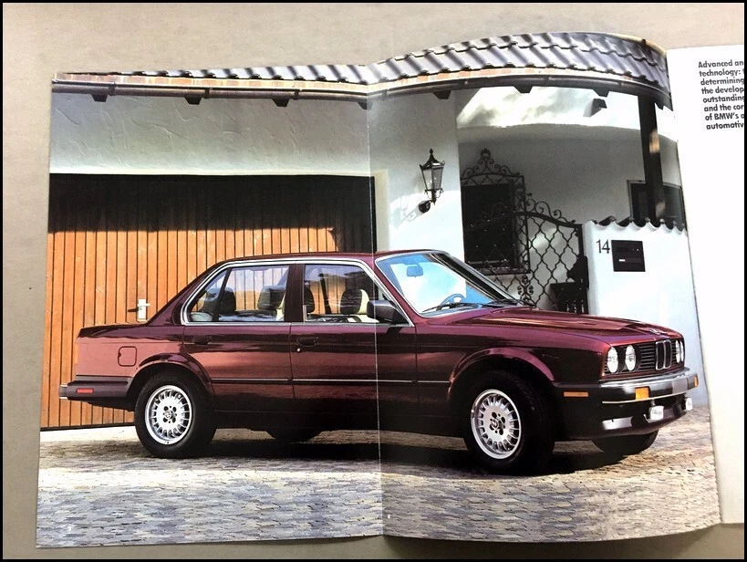 1987 BMW 325 325e 325es 30-page Original Car Sales Brochure Catalog - Image 2 of 4