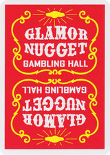 GLAMOR NUGGET RED LIMITED ED. DECK PLAYING CARDS POKER SIZE MAGIC TRICKS GAMES