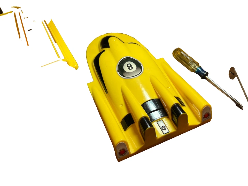 Lancha rápida 153/4" Boat Racers Bat Operate 49 MHz ¡PROBADA FUNCIONA!  Usado en excelente estado Foto 4 de 4