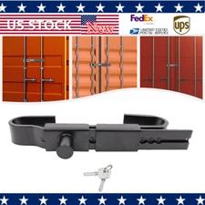 Shipping Container Lock Adjustable Steel Heavy Duty Cargo Door Lock with 2 Keys