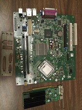 Dell optiplex 380 Motherboard w/Core2Duo E7600 3.06Ghz 0HN7XN & Graphic Card