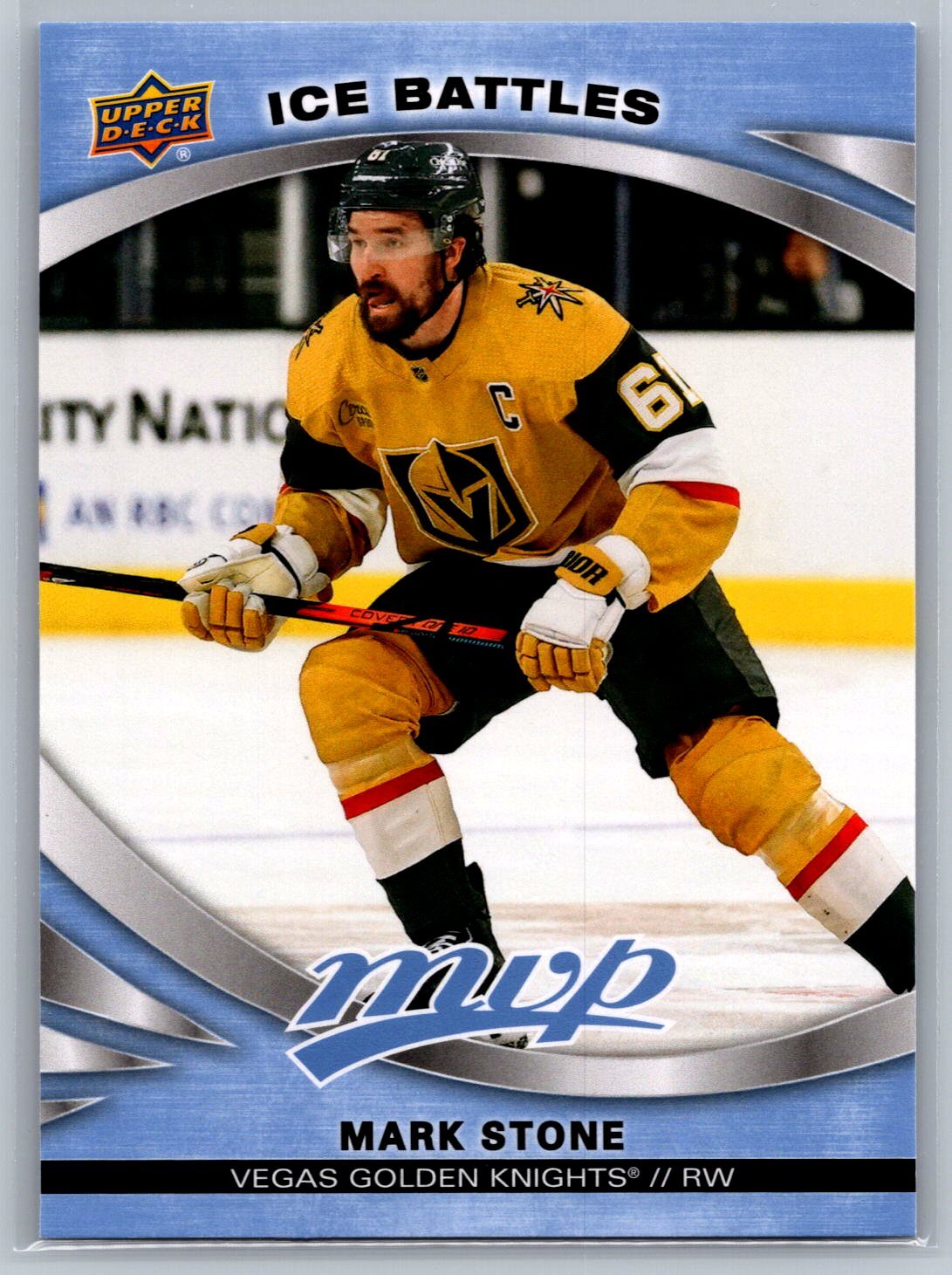 Mark Stone 2023-24 Upper Deck MVP Ice Battles #167 Vegas Golden Knights SP