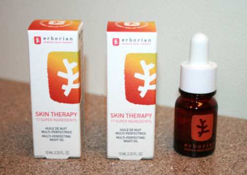 2 x ERBORIAN Skin Therapy Multi-Perfecting Night Oil Serum 10mL / 0.33oz Travel - Picture 1 of 1