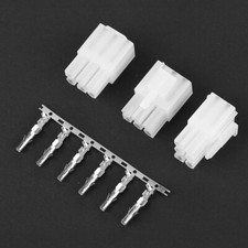 Set 5 connettori alimentazione DC spina 6 pin per radio Yaesu ICOM FT-897D FT-857D IC-7 DD