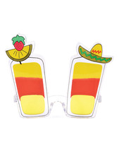 Cocktail Glasses Suglasses Photo Booth Prop Fancy Dress Accessory Adults