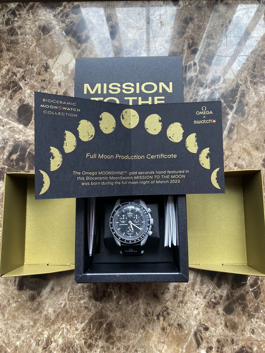 人気ブランド Swatch Omega Gold MoonShine to Mission 腕時計