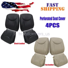 For 2001-2006 Lexus LS430 Driver & Passenger Bottom-Top Perforated Leather Cover