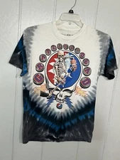 New York Hockey Grateful Dead Shirt Men’s Medium Liquid Blue Steal Your Face