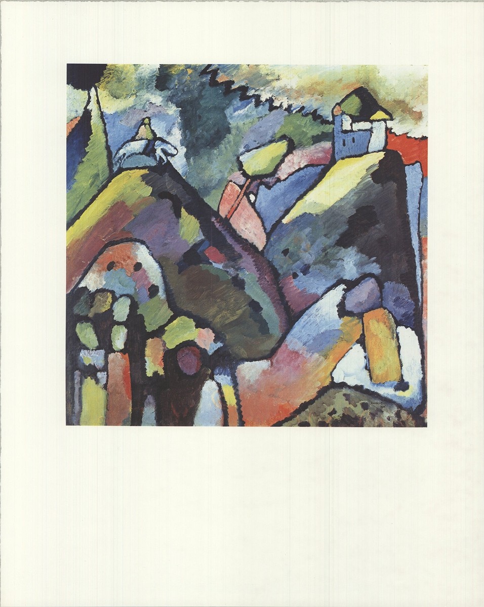Wassily Kandinsky、、画集画、額装付 Amazon.com: Wieco Art Large Wassily Kandinsky Composition VIII