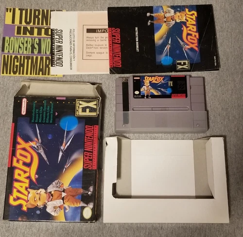 Star Fox SNES Super Nintendo Complete In Box  1993 - Fantastic Eye Candy CIB