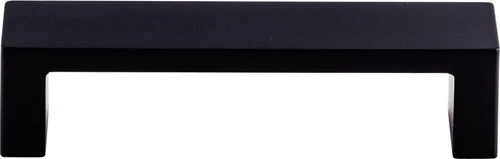 Top Knobs TK250 BLK Modern Metro Pull 3 3/4" (c-c) Flat Black - Picture 1 of 2