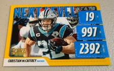 Christian McCaffrey 2020 Score Gold Next Level Stats Panthers #NLS-CM