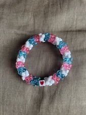 Transgender Pride Bracelet/Pride Bracelet/LGBT Pride/kandi Bracelet