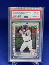 EVERSON PEREIRA 2020 BOWMAN CHROME 1ST MEGA BOX REFRACTOR PSA 10 GEM MINT