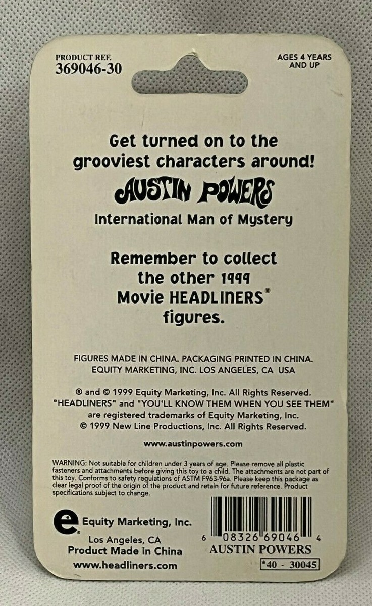 Austin Powers Headliners Movie figure NEW Factory Sealed | eBay