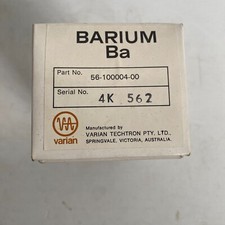 Varian SpectrAA hollow cathode lamp Barium Ba 56-100004-00 - Neon Filler Gas