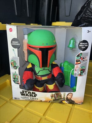Star Wars Mattel The Book of Boba Fett Voice Cloner Feature With Rocket Launcher