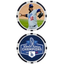 Pedro Baéz - Los Angles Dodgers 2020 World Series Champs Collectable Chip