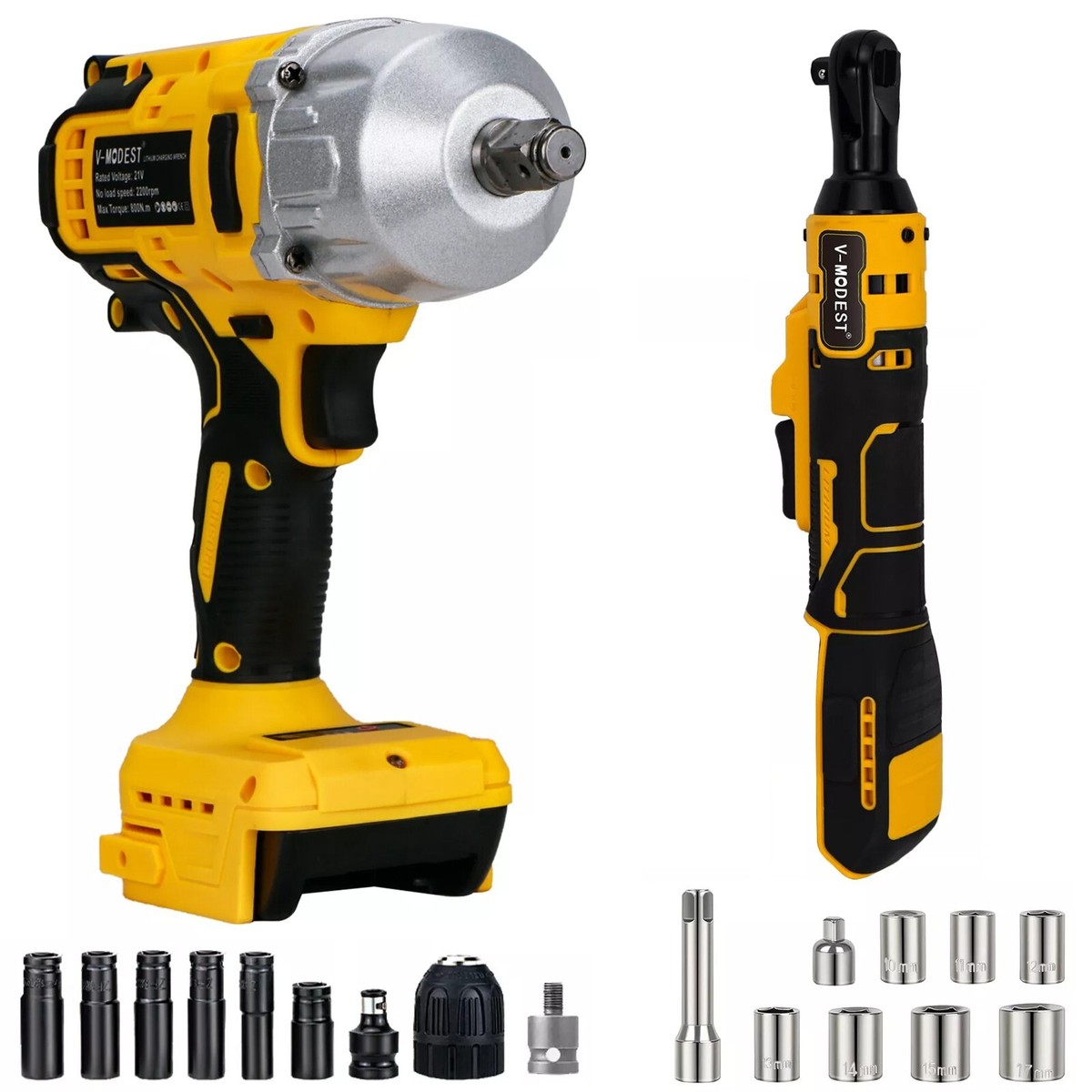 For Dewalt 20V Battery Cordless Ratchet/Impact Wrench 1/2