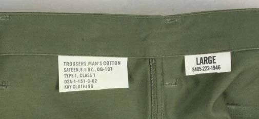 US Replica US Army Vietnam OG 107 Utility trousers. AV1007 | eBay
