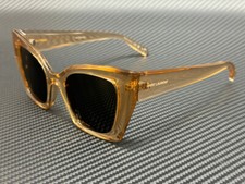 SAINT LAURENT SL 552 006 Nude Grey Women's Medium 51 mm Sunglasses