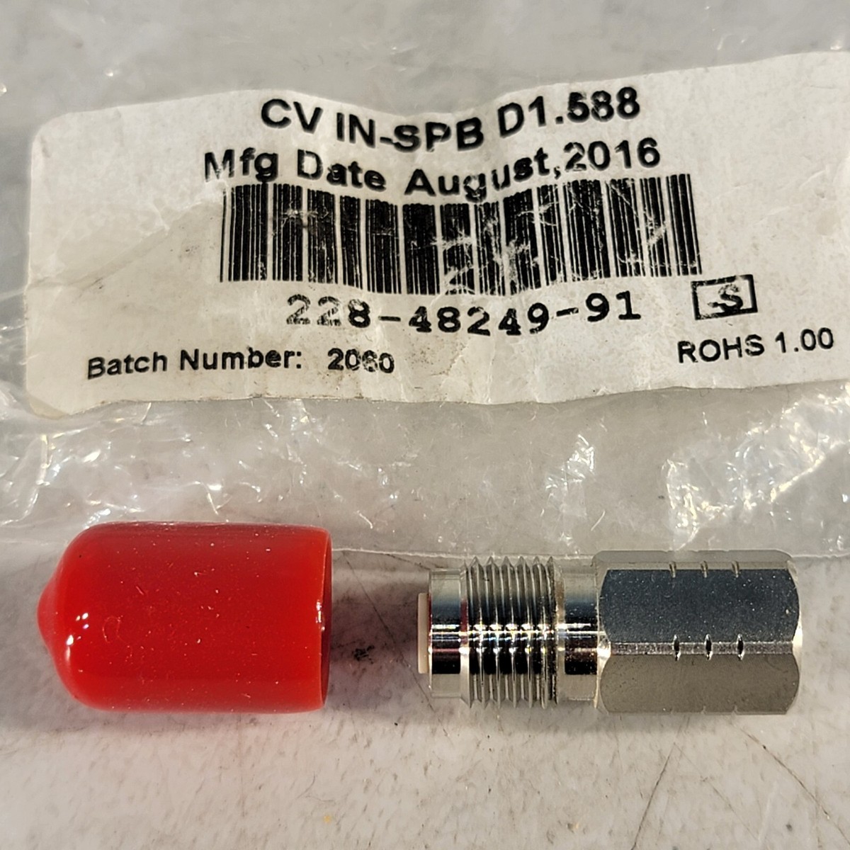 ANZU　③ Used Shimadzu 228-48249-91 Inlet Check Valve CV IN-SPB for LC-20