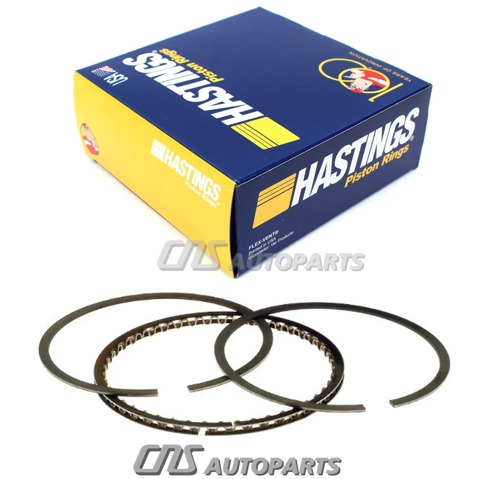 Fits 92-05 Lexus GS300 SC300 Toyota Supra 3.0L L6 Hastings Piston Ring Set 2JZGE - Image 3 of 3