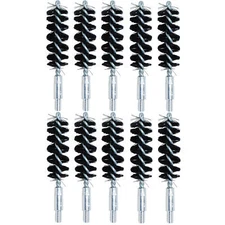 .40/.45 Cal Cleaning Bore Brush Combo Set, Nylon Brass Cotton Mop 8-32 TPI