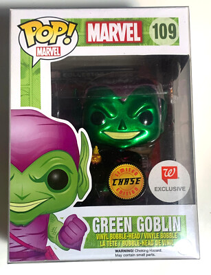Funko Pop! Marvel Metallic Green Goblin CHASE #109 Walgreens Exclusive!