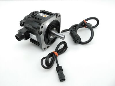 Yaskawa SGMGV-09A3A61 AC Servo Motor w/ UTTAH-B20FL Encoder and Cables