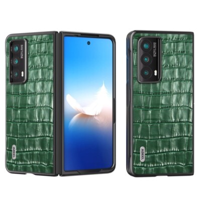 Für Honor Magic Vs2 ABEEL Krokodil Textur Echt Leder Handy Hülle Cover