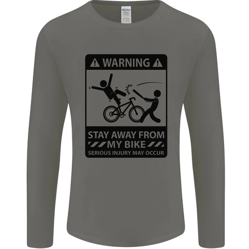 T-shirt Vintage Années 90 Vélo Classique - Graphique Sportif Manches Longues, Taille L Bleu