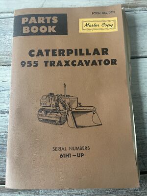 CAT Caterpillar 955K PARTS MANUAL BOOK CATALOG LIST TRAXCAVATOR