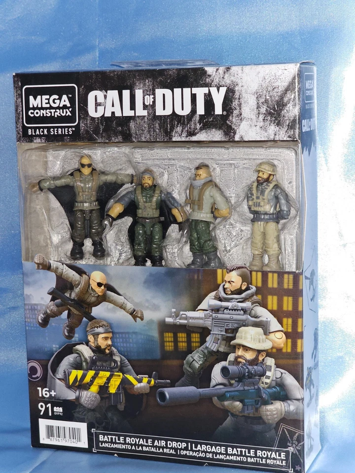 MEGA CONSTRUX BLACK SERIES CALL OF DUTY BATTLE ROYALE AIR DROP 91 PCS NEW - Image 3 of 4