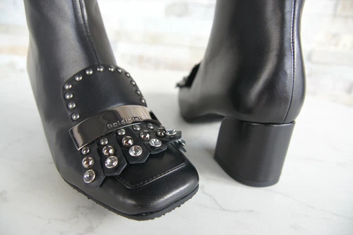 Baldinini EU 37.5 ankle boots booties boots shoes black New former RRP €575 image 7