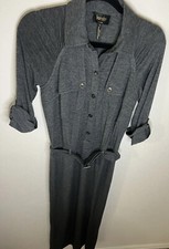 Laundry by Shelli Segal Women's Shirt Dress Sz 2 Pocket 3/4 Tab Sleeve Academia