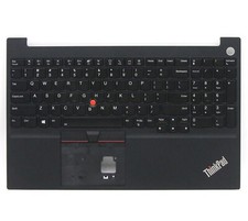 New Palmrest Upper Case US Backlit Keyboard FP For ThinkPad E15 Gen 2 20T8 20T9