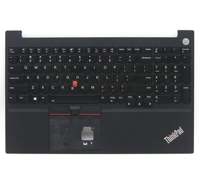New Palmrest Upper Case US Backlit Keyboard FP For ThinkPad E15 Gen 2 20T8 20T9