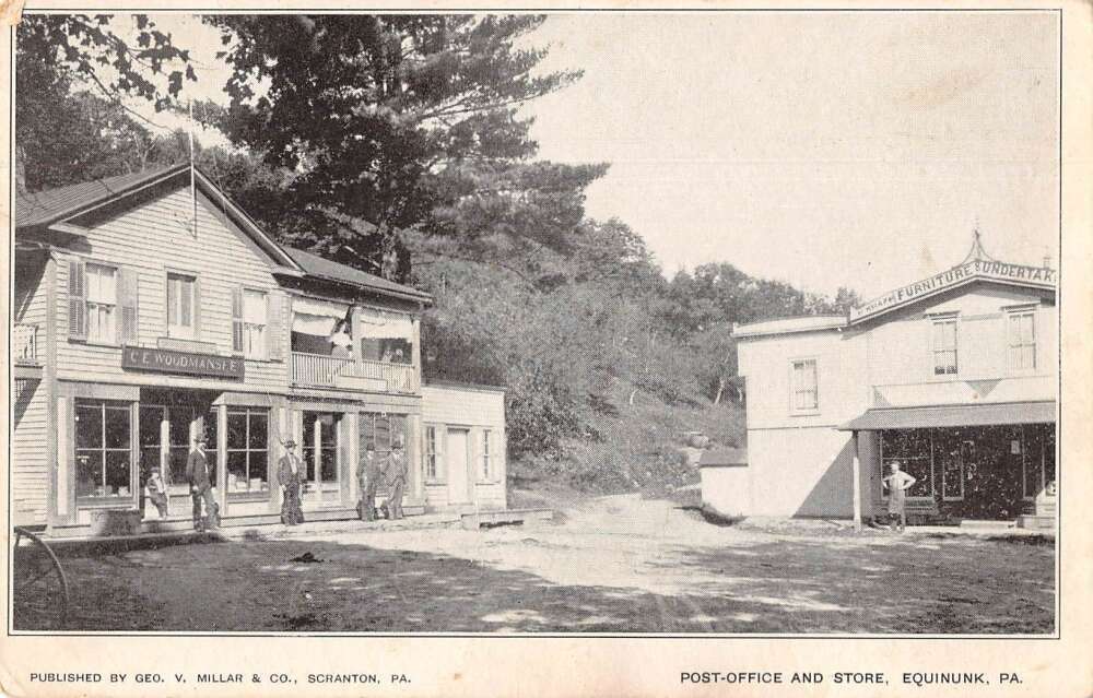 Equinunk Pennsylvania Post Office and Store Vintage Postcard AA21918 eBay